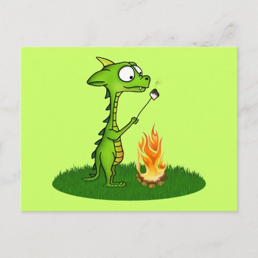 Carte Postale Feu de dragon (Devant)