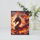 Carte Postale Feu de dragon (Debout devant)