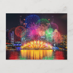 Carte Postale Feu de Singapour
