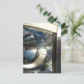 Carte Postale Feu de tête de camion sale (Debout devant)