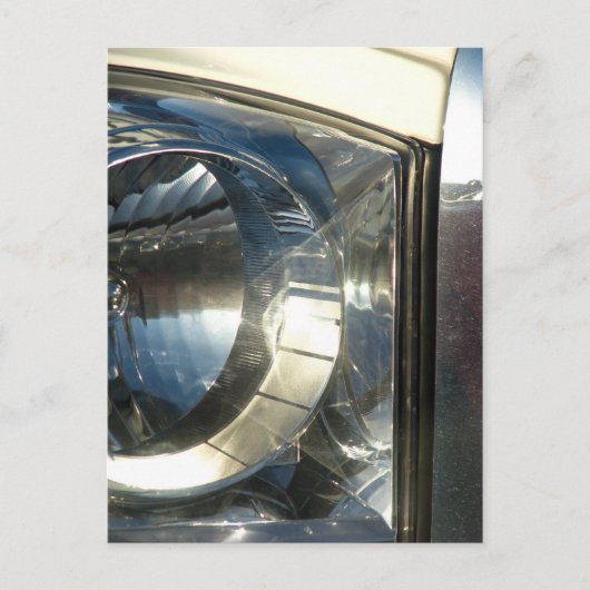 Carte Postale Feu de tête de camion sale (Devant)