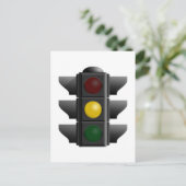 Carte Postale Feu de trafic (Debout devant)