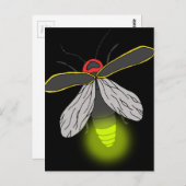 Carte Postale feu de vol de bogue (Devant / Derrière)