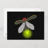 Carte Postale feu de vol de bogue (Devant / Derrière)