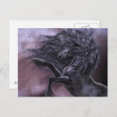 Carte postale Feu d'ébène (Devant / Derrière)