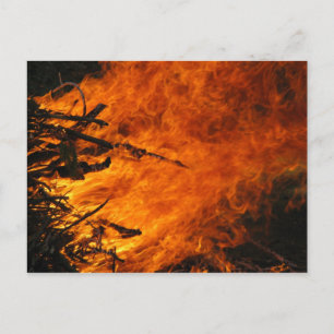 Carte Postale Feu déchaîné