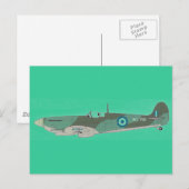 Carte Postale feu d'épée de supermarine (Devant / Derrière)