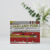 Carte Postale Feu d'Oakland (Debout devant)