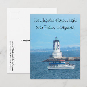 Carte postale - Feu du port de Los Angeles