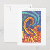 CARTE POSTALE "FEU ET EAU" (Devant / Derrière)