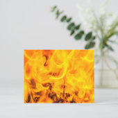 Carte Postale Feu et flammes (Debout devant)