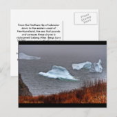 Carte Postale Feu et glace (Devant / Derrière)