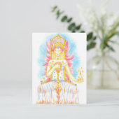 Carte Postale Feu intérieur (Debout devant)