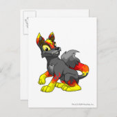 Carte Postale Feu Lupe (Devant / Derrière)