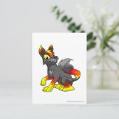 Carte Postale Feu Lupe (Debout devant)