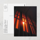 Carte Postale feu rouge (Devant / Derrière)