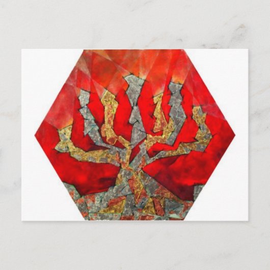 Carte Postale Feu rouge (Devant)