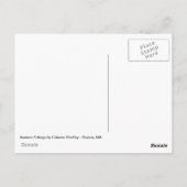 Carte Postale Feuillage d'automne (Dos)