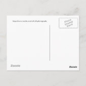 Carte Postale Feuillage d'automne en fleur, Sedona Arizona (Dos)