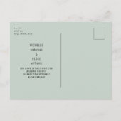 Carte Postale Feuillage de feuillage rustique Tournesol Enregist (Dos)