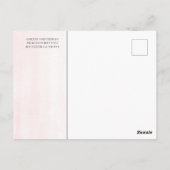 Carte Postale Feuillage exotique Merci à bulle floral (Dos)