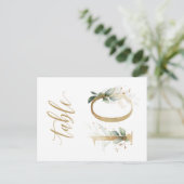 Carte Postale Feuillage vert et or, Tableau 10, Numéro de tablea (Debout devant)