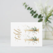 Carte Postale Feuillage vert et or, Tableau 11, Numéro de tablea (Debout devant)