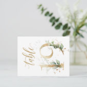 Carte Postale Feuillage vert et or, Tableau 19, Numéro de tablea (Debout devant)