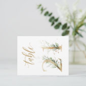 Carte Postale Feuillage vert et or, Tableau 21, Numéro de tablea (Debout devant)