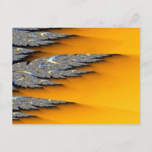 carte postale feuille