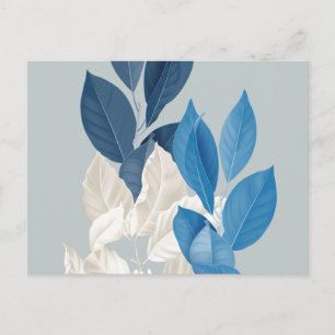 Carte postale feuille