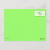 Carte postale Feuille (Dos)