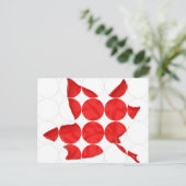 Carte Postale Feuille canadienne (Debout devant)