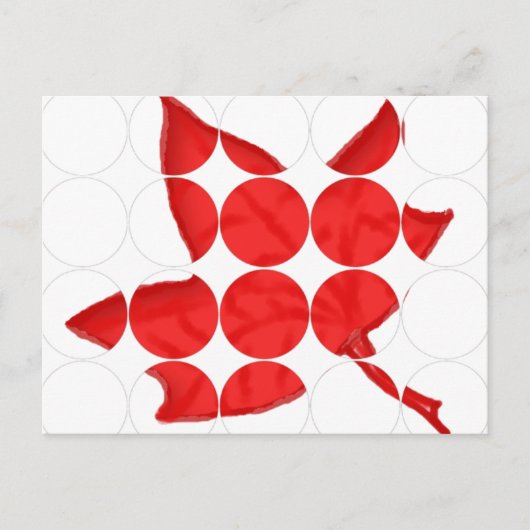 Carte Postale Feuille canadienne (Devant)