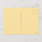 Carte postale Feuille de Chêne Thanksgiving (Dos)