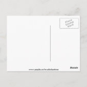 Carte Postale Feuille de dépôt (Dos)