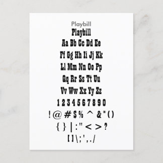 Carte Postale Feuille de lecture - Feuille d'échantillonnage de