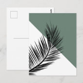Carte Postale Feuille de palme (Devant / Derrière)