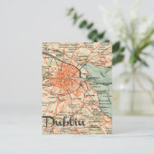 Carte Postale Feuille de route de Dublin (Debout devant)
