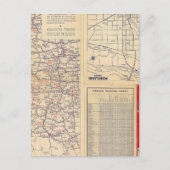 Carte Postale Feuille de route de l'Oregon (Devant)