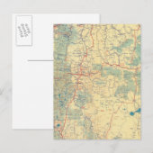 Carte Postale Feuille de route pour les États occidentaux (Devant / Derrière)
