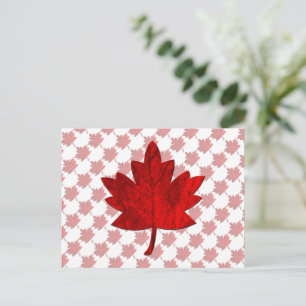 Carte Postale Feuille d'érable du Canada par Shirley Taylor