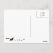 Carte Postale Feuille d'érable rouge Abstraite Automne Photograp (Dos)