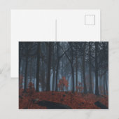 Carte postale Feuille d'hiver (Devant / Derrière)