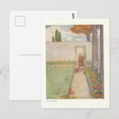 Carte postale Feuille d'illustration Vintage (Devant / Derrière)
