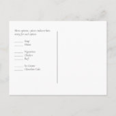 Carte Postale Feuille d'olive Mariage Poussiéreux Bleu Citron RS (Dos)