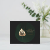 Carte Postale Feuille d'or (Debout devant)