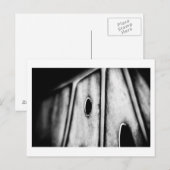 Carte Postale feuille est chez elle (Devant / Derrière)