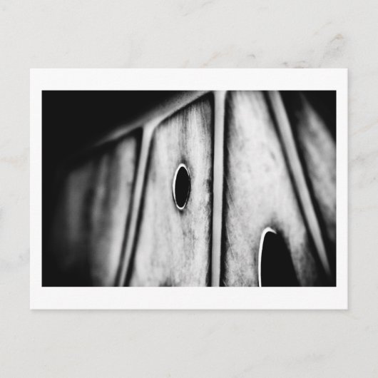 Carte Postale feuille est chez elle (Devant)