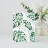 Carte Postale Feuille fractionnée de palme tropicale (Debout devant)